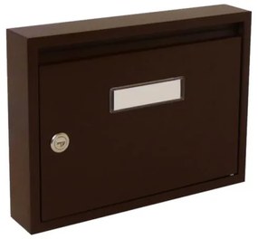 DOLS E-01 RAL8017 - poštová schránka do bytových a panelových domov, hnedá
