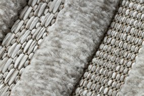 Koberec SANTO SIZAL 0999 Geometrický, sivý