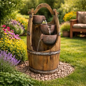 Záhradná fontána BestBerg EF-18 / polyresin / 37 x 34,5 x 70,5 cm