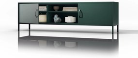 RTV skrinka XL ROSARIA 1700 x 400 x 500, fľaškovozelená