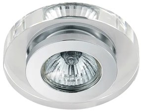 DOWNLIGHT 1xGU10/50W, CHROME/CRYSTAL