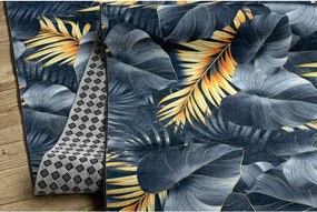 Protišmykový behúň LOTUS PAPRADE 45270 sivý / zlatý - Výpredaj