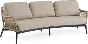 Svetlohnedá záhradná pohovka z masívu akácie Eulero – Bizzotto