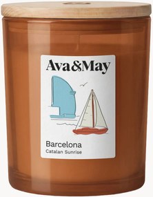 Vonná sviečka Barcelona (Raspberry, White Jasmine & Rock Candy)