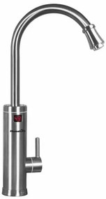 Homelife INOX Digital drezová batéria s elektrickým ohrevom vody, nerez SDR-18DC-3H