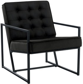Design-Shop Kreslo Avon lounger - zamat - Čierna