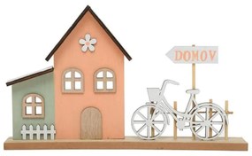 Dekorácia bicykel 30 cm drevo