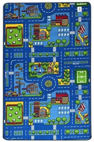 Koberec Kids 1,0/1,65 city gel blue