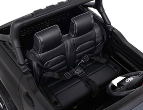 Ramiz Toyota Hilux na batérie pre deti Čierny pickup + pohon 4x4 + diaľkové ovládanie