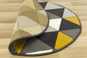 Koberec Luna 502902/89925 žltý / sivý