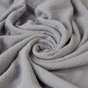 Matex Mušelínové obliečky 140x200 + 70x90 cm - Tmavo šedá