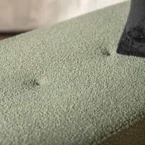 Lavica boucle v šalviovej farbe KORSETT