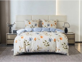 Mikroflanelové obliečky GENTLE LEAVES krémové Rozmer obliečky: 70 x 90 cm | 140 x 200 cm