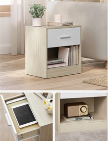 Set nočných stolíkov E1081, dub, 2 ks