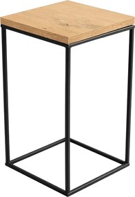 STOJAN NA KVETINÁČ BASICLOFT 40X24X24 CM ČIERNA/HNEDÁ