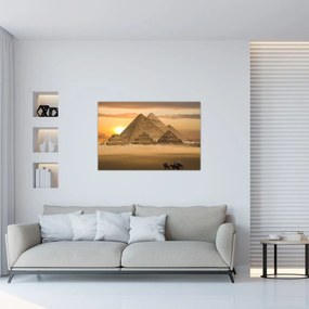 Obraz - Pyramídy (90x60 cm)
