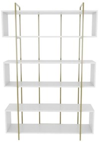 Knižnica Bruti White and Gold