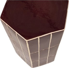 Keramický odkladací stolík 26x30 cm Plu – WOOOD