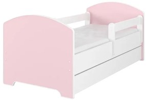 Raj posteli Detská posteľ  SEBI ružová