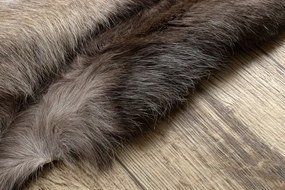 Koberec RENIFER POK009 hnedý / sivý