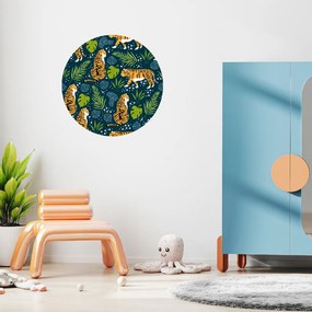 PIPPER. Tigre v džungli - textilná nálepka na stenu Veľkosť: 60 cm
