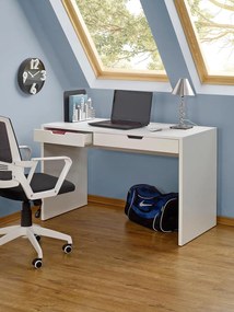 Detský písací stolík Eskimo B-1 - biela / biely lesk
