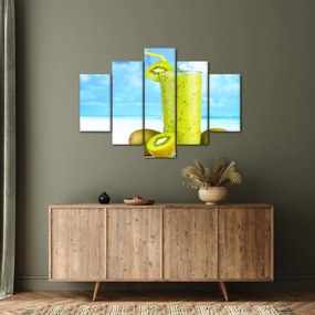 Obraz - kiwi smoothie (150x105 cm)