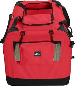 Leopet Prepravný box pre psov XXXL,102 x 69 x 69 cm, červený