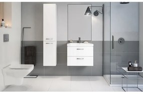 Cersanit S801-142-DSM -Závesná kúpeľňová skrinka s umývadlom LARA CITY 60 biela