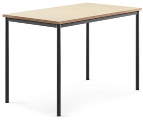 Stôl SONITUS, 1400x800x900 mm, linoleum - béžová, antracit