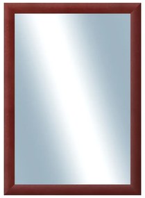 DANTIK - Zrkadlo v rámu, rozmer s rámom 50x70 cm z lišty LEDVINKA vínová (1445)