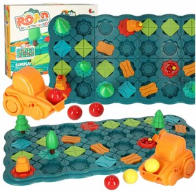 KIK Puzzle stolová hra bludisko prekážková dráha 56 el.