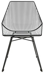Čierna kovová stolička CosmoLiving by Cosmopolitan Ellis