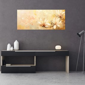 Obraz - Kvety (120x50 cm)