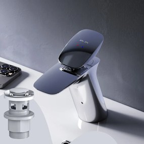 Umývadlová batéria AM.PM Spirit 2.0 F70A82100 jednopáková s odtokovým ventilom, chróm