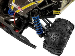 LEAN Toys Terénne auto Buggy na diaľkové ovládanie 1:18 žlté ENOZE 9303E 45 km/h