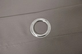 Záves OXFORD 140x270 cm, sivohnedý Zavesenie: Riasiaca páska