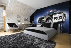 Fototapeta - Policajné auto (254x184 cm)