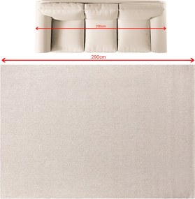 Koberec Solaro linen grey 200x290 cm