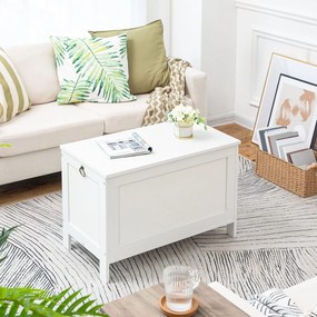 Truhla s úložným prostorem a lavicí Vasagle Fio 76 cm bílá