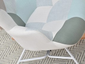 Kreslo Sibyla (patchwork + čierna). Akcia -18%. Vlastná spoľahlivá doprava až k Vám domov. 1110392