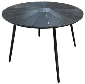 Záhradný stôl Parker čierny