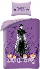 Bavlnené posteľné obliečky Wednesday - motív Little Tormenta - 100% bavlna - 70 x 90 cm + 140 x 200 cm