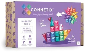 Connetix Magnetická stavebnica Pastel Starter 64ks