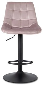 Barová stolička Arcos ružová/čierna