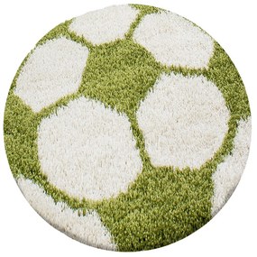 Ayyildiz koberce Kusový koberec Fun 6001 green - 120x120 (priemer) kruh cm
