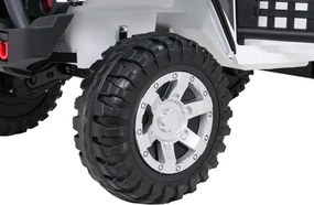 Elektrické autíčko Jeep BEAST 4x4 biele