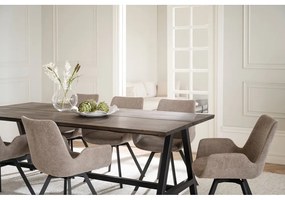 Béžové čalúnené jedálenské kreslá v súprave 2 ks Norwell – Rowico