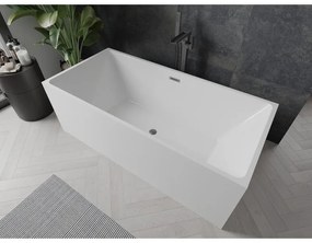 Mexen Nita, voľne stojaca vaňa 170 x 80 cm, biela, brúsený grafit prepad, 52091708000-95