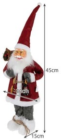 Figúrka Santa Clausa 45 cm Ruhhy 22352